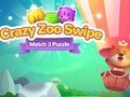Permainan Zoologi Gila Gesek Cocok 3 Puzzle secara online
