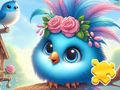 Permainan Puzzle Jigsaw: Burung Biru Lucu  secara online