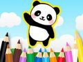Permainan Buku Mewarnai: Panda Lucu  secara online