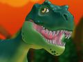 Permainan Lari Dino: Lava  secara online