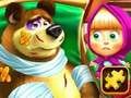 Permainan Teka-teki Jigsaw Masha dan Beruang  secara online