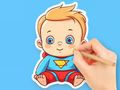 Permainan Buku Mewarnai: Bayi Super Lucu  secara online