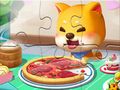 Permainan Teka-teki Jigsaw: Anjing Pizza  secara online