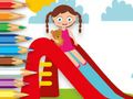 Permainan Buku Mewarnai: Memainkan Slide  secara online