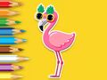 Permainan Buku Mewarnai: Flamingo  secara online