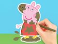 Permainan Buku Mewarnai: Peppa Dalam Lumpur  secara online