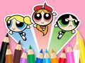 Permainan Buku Mewarnai: Gadis Powerpuff secara online Permainan Buku Mewarnai: Gadis Powerpuff secara online
