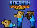 Permainan Stickman vs Zombie WorldCraft secara online