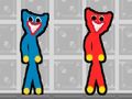 Permainan Tongkat Merah dan Biru Huggy  secara online