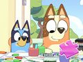 Permainan Puzzle Jigsaw: Hari Mewarnai Keluarga Bluey secara online Permainan Puzzle Jigsaw: Hari Mewarnai Keluarga Bluey secara online