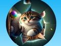 Permainan Puzzle Jigsaw Bulat Kumpulkan Gambar dengan Anak Kucing Lucu  secara online