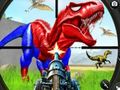 Permainan Dino Sembunyikan dan Tembak  secara online