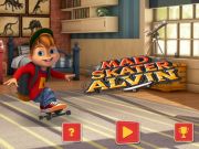 Permainan Skater Gila Alvin  secara online