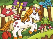 Permainan Unicorn Temukan Perbedaannya  secara online