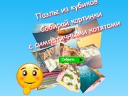 Permainan Teka-teki Jigsaw Cube Kumpulkan Gambar dengan Anak Kucing Lucu  secara online