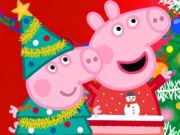 Permainan Puzzle Jigsaw: Persiapan Natal Peppa Pig  secara online