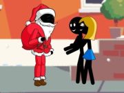 Permainan Stikman Santa  secara online