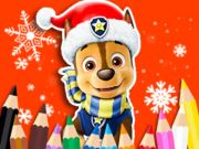 Permainan Buku mewarnai: PAW Patrol Christmas  secara online