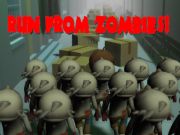 Permainan Lari dari zombie!  secara online