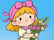 Permainan Puzzle Jigsaw: Gadis Bunga Kecil  secara online