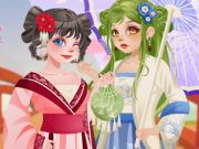 Permainan Hanfu musim semi feminin  secara online