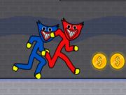 Permainan Stickman Huggy Party Duo secara online