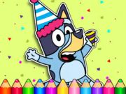 Permainan Buku Mewarnai: Ulang Tahun Bluey  secara online