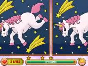 Permainan Unicorn menemukan perbedaannya  secara online
