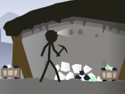 Permainan Simulator penambangan stickman  secara online