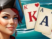 Permainan Solitaire Klondike Treasure Island secara online