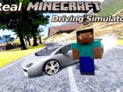 Permainan Simulator mengemudi minecraft nyata  secara online