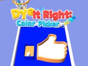 Permainan Dye It Right: Color Picker  secara online