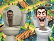 Permainan Toilet Skibidi menyeberang jalan  secara online