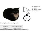 Permainan Pemintalan kucing clicker  secara online