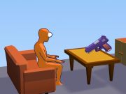 Permainan Ragdoll Gun Shooter: Cannon Spinner Playground  secara online