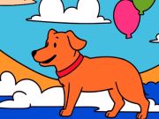 Permainan Warna dengan kode: anjing kuning  secara online
