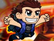 Permainan Pahlawan jetpack yang ditingkatkan  secara online