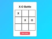 Permainan X o pertempuran  secara online