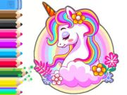 Permainan Buku mewarnai: Unicorn Garden  secara online