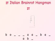 Permainan Hangman Brainrot Italia!  secara online