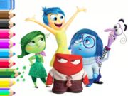 Permainan Buku mewarnai: Inside Out  secara online