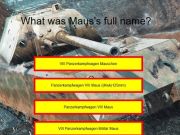 Permainan Kuis Tank: Maus  secara online