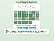 Permainan Game Menebak Kata Hewan  secara online
