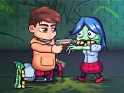 Permainan Zombie hari kelangsungan hidup sekarat  secara online