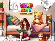 Permainan Word Art: Puzzle Buku Warna secara online