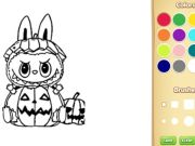 Permainan Game Halloween Labubu Coloring & Drawing secara online