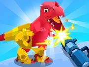 Permainan Dino hide n shoot secara online
