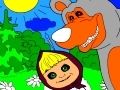 Permainan Masha dan beruang di hutan  secara online