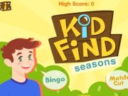 Permainan Anak menemukan musim secara online