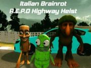 Permainan Italia Brainrot R. E. P. O Heist Highway secara online
